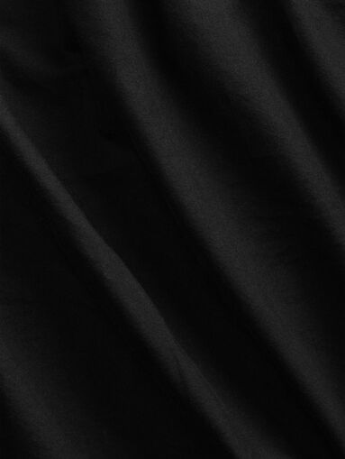 Cotton Oxford shirt in black color - 5