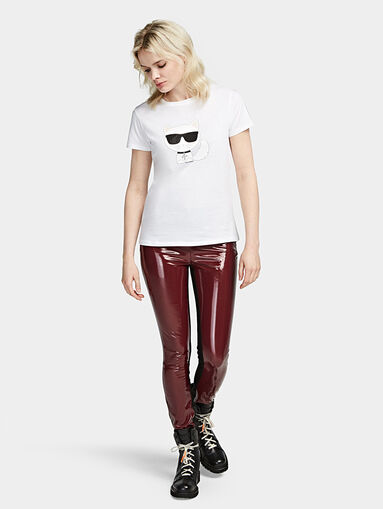 IKONIK Black T-shirt with logo print - 5