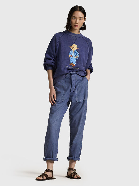 Polo Bear oversize fleece crewneck - 2