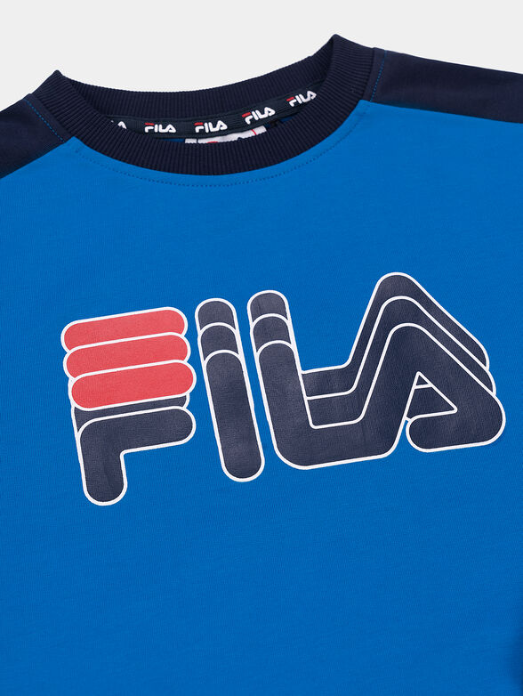 Blouse with logo print - 2