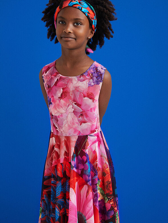 OLIVIA dress with floral accents - 2