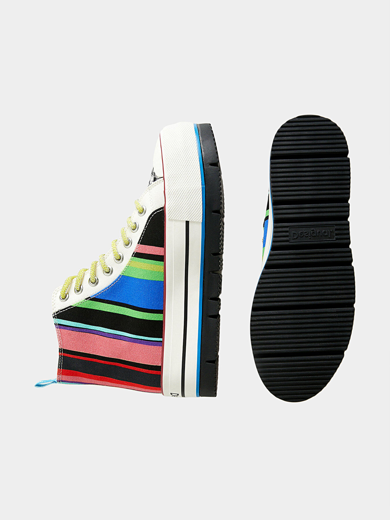 CRUSH MICKEY sneakers with multicolor print brand DESIGUAL