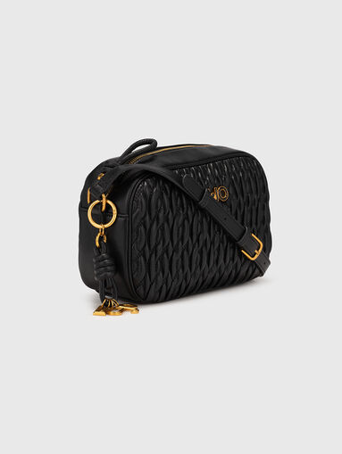 Black crossbody bag in eco leather - 4
