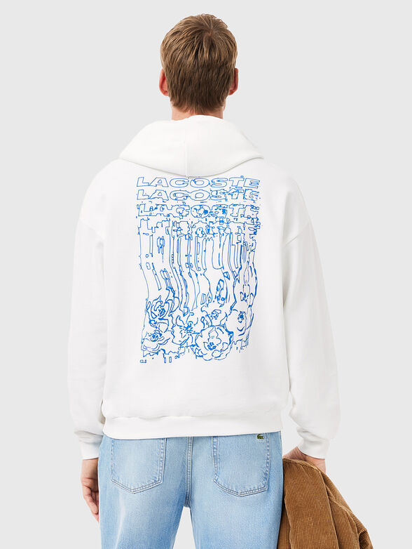 Sweatshirt with contrasting logo print on the back - 3