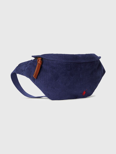 Waist bag with velvet texture - 3