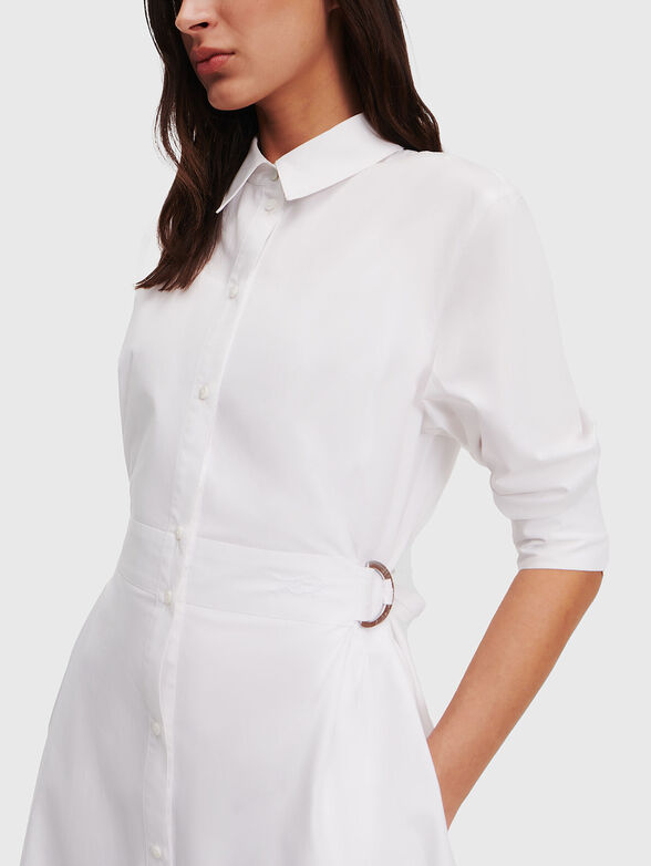 White shirt type dress - 3