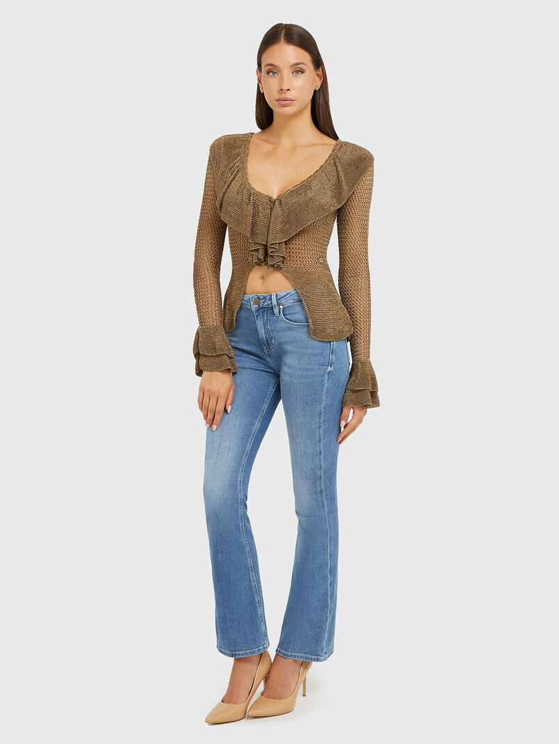 SEXY FLARE blue jeans - 3