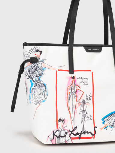 KARL SERIES nylon tote bag - 4