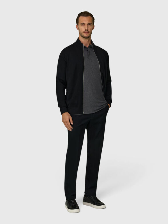 Cotton-blend trousers  - 4