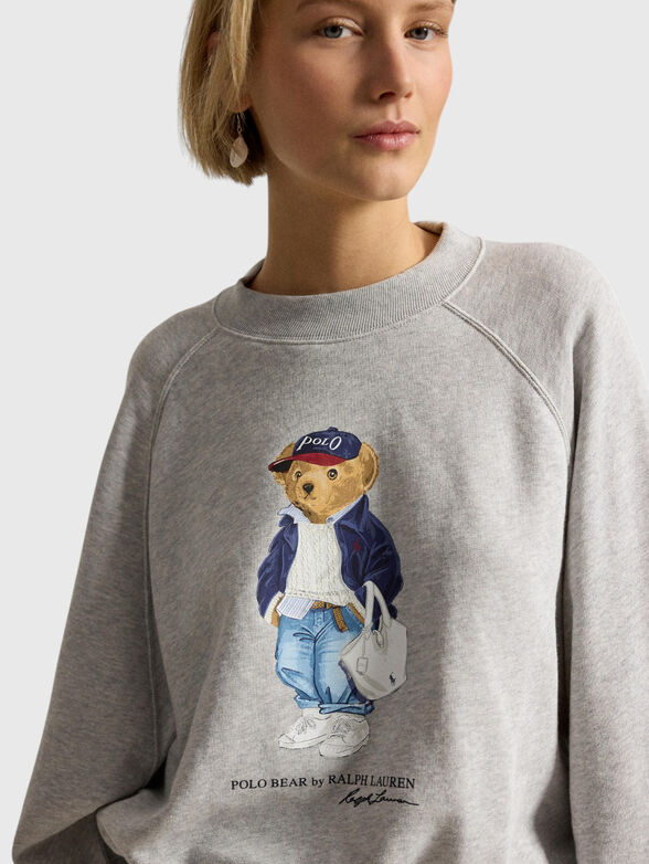 Polo Bear cotton-blend sweatshirt - 4
