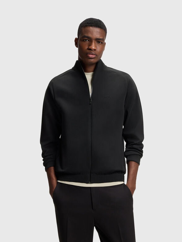 Black regular fit sweatshirt - 2