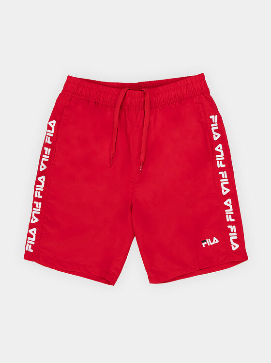 SARONNO swim truncks in red color - 1