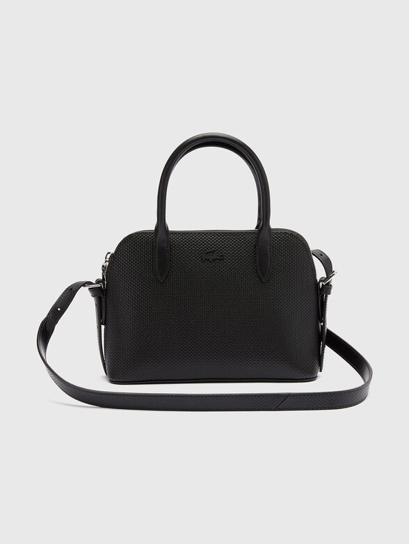 Small leather bag with saffiano effect - 1