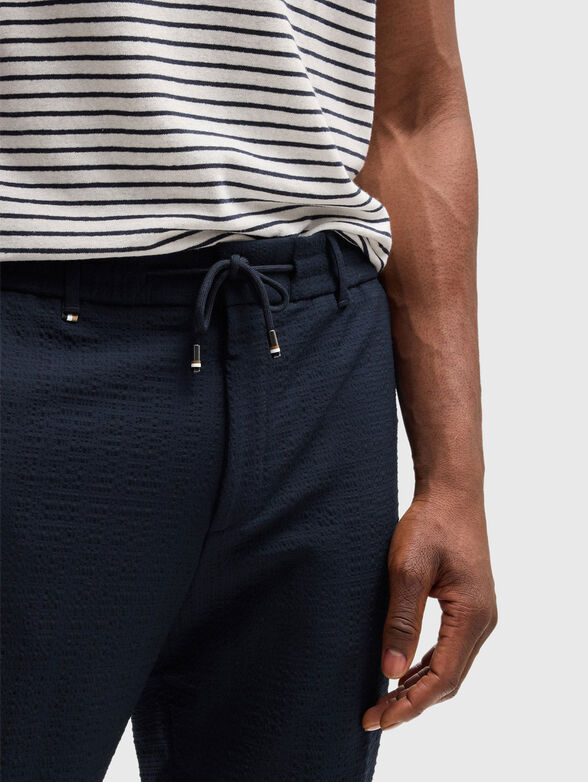 C-PERIN slim trousers with ties - 3