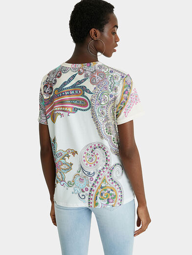 T-shirt with paisley print - 3