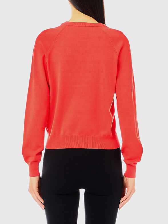 Sweater with oval neckline  - 2