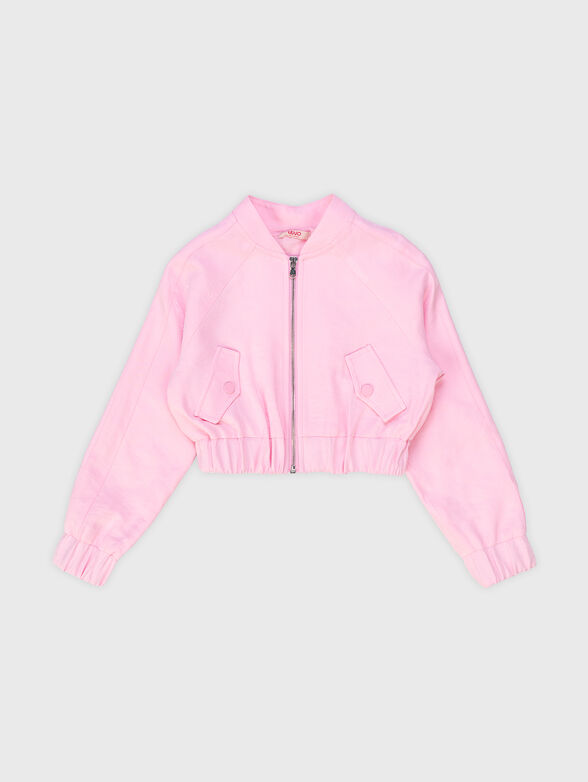 Bomber jacket in pink - 1