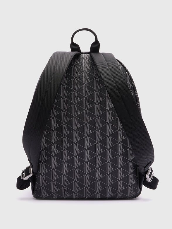 Backpack with monogram logo print - 3