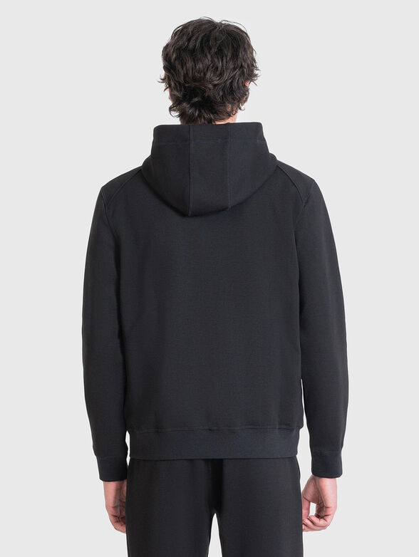 Black sweatshirt with logo - 2