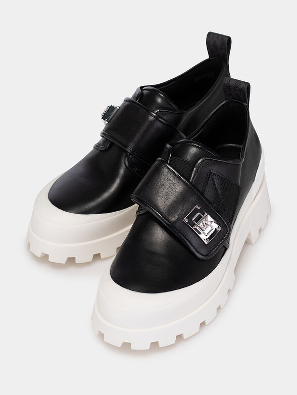 PADMA black shoes with platform - 6