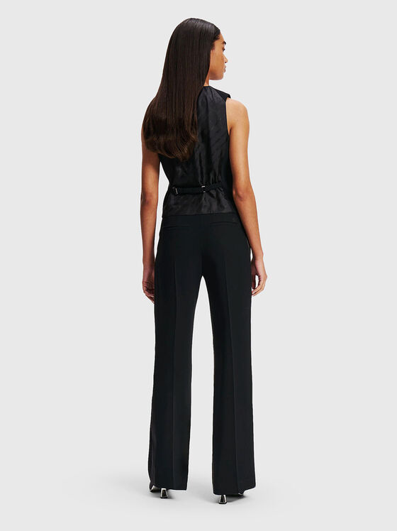 Beige trousers with crease - 2