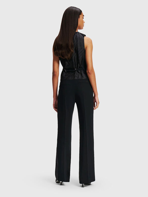 Beige trousers with crease - 2