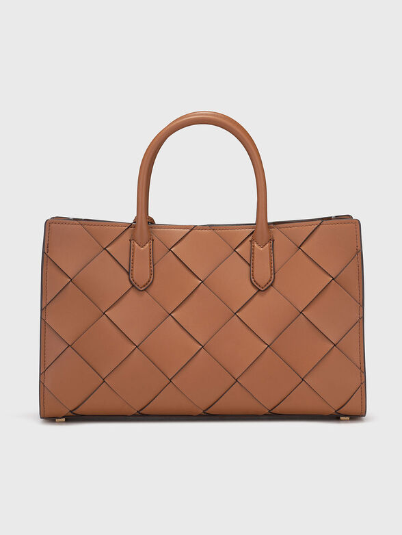 Leather bag with golden details - 3