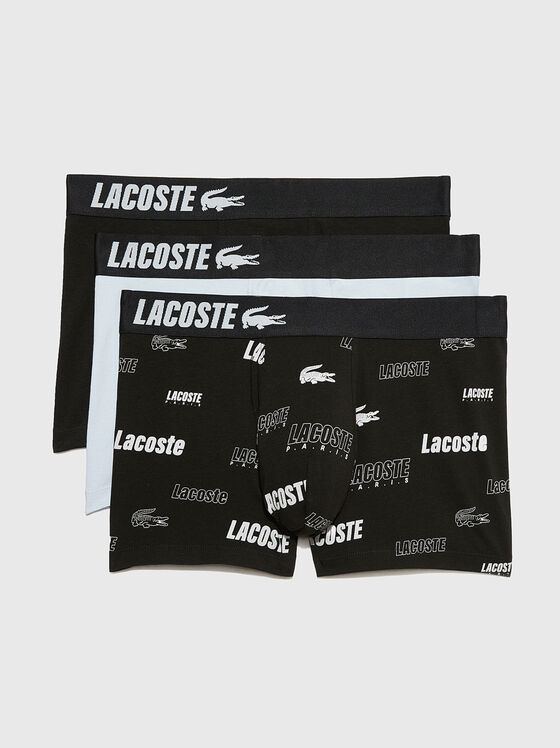 Set of three boxers with logo details - 1