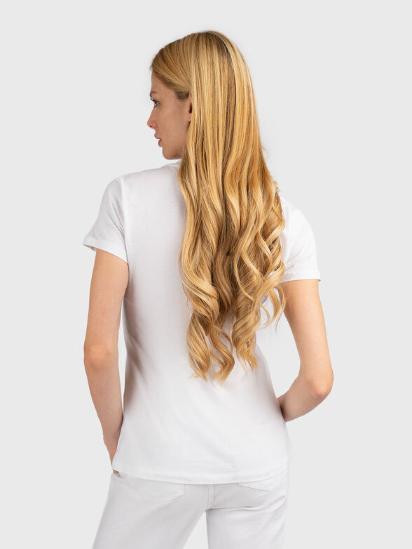 Printed T-shirt with rhinestones - 3