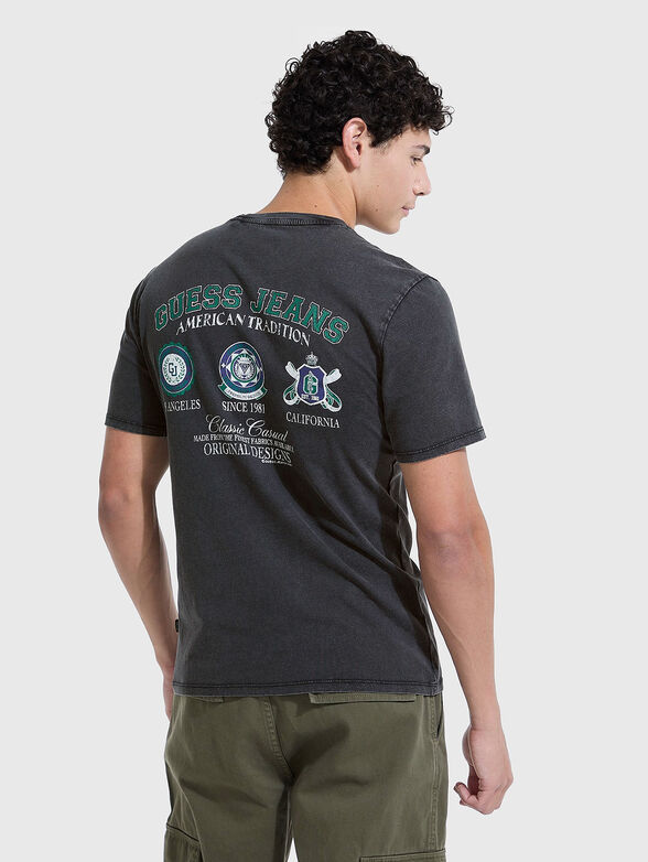 T-shirt with accent print on the back - 2