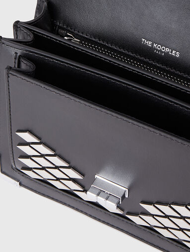 EMILY small leather bag with studs - 5