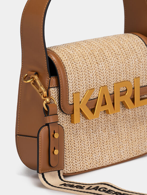 K/LETTERS bag with maxi logo detail - 5