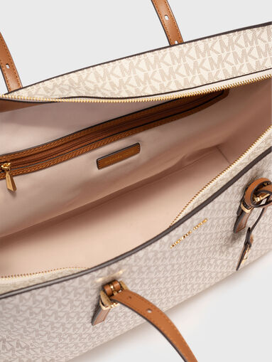 QUINN large tote bag with monogram - 5