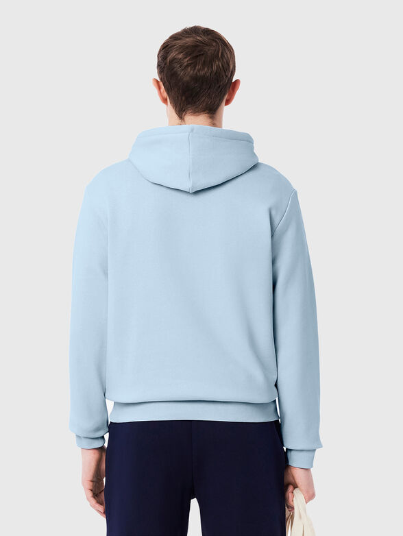 Hooded sweatshirt with logo accent - 3