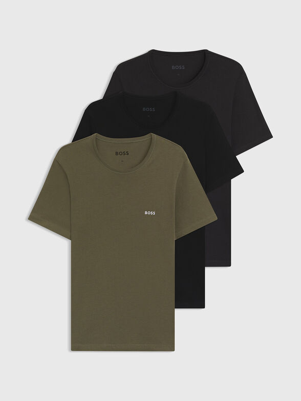 Set of three cotton lounge T-shirts - 1