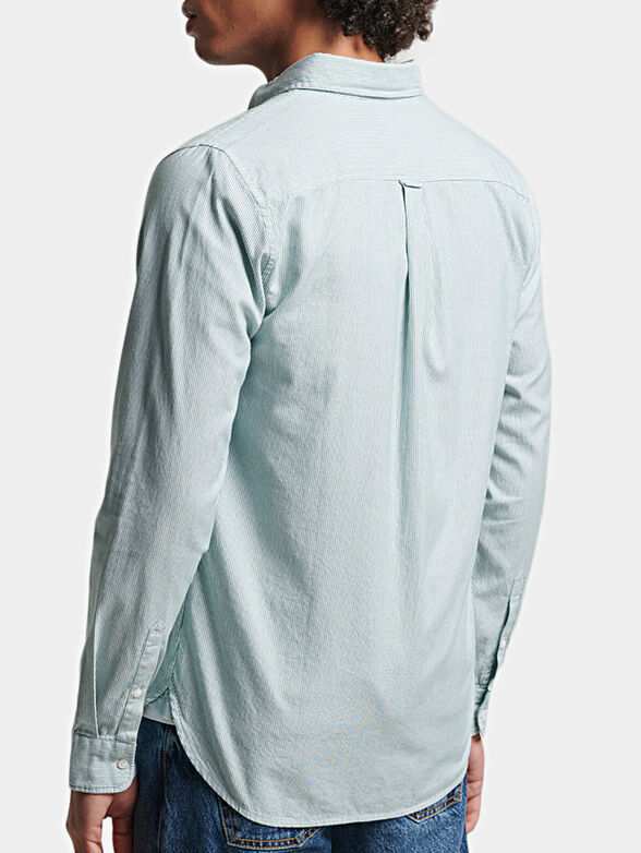 Oxford shirt with logo embroidery - 2