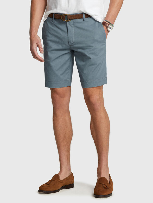 Cotton blend short pants - 1