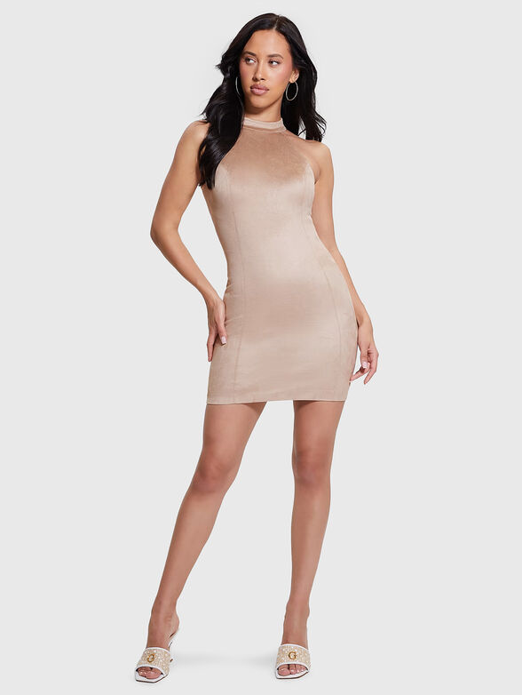 NAOMI dress with halter neckline - 4