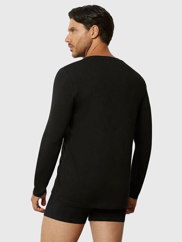 NEW SIMPLY black long sleeve blouse - 2