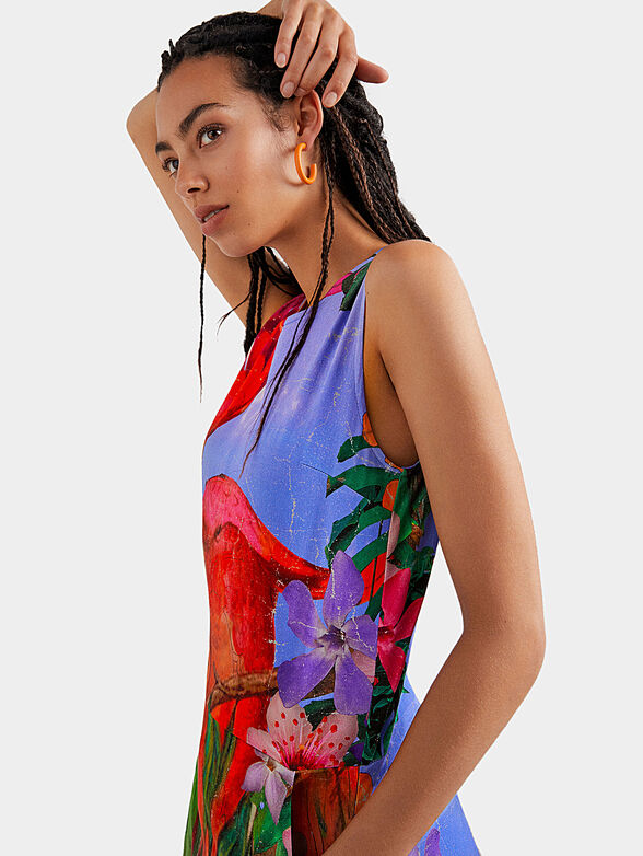 Tropical print jumpsuit - 5