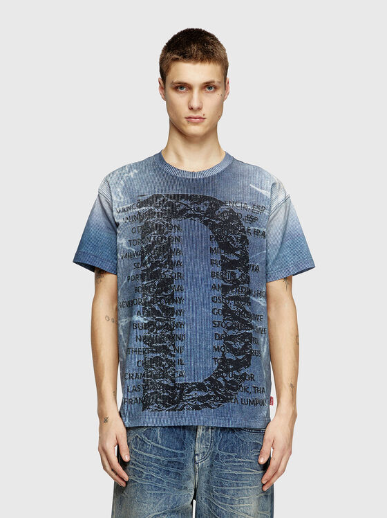 T-NORM-R2 cotton T-shirt with print logo - 1