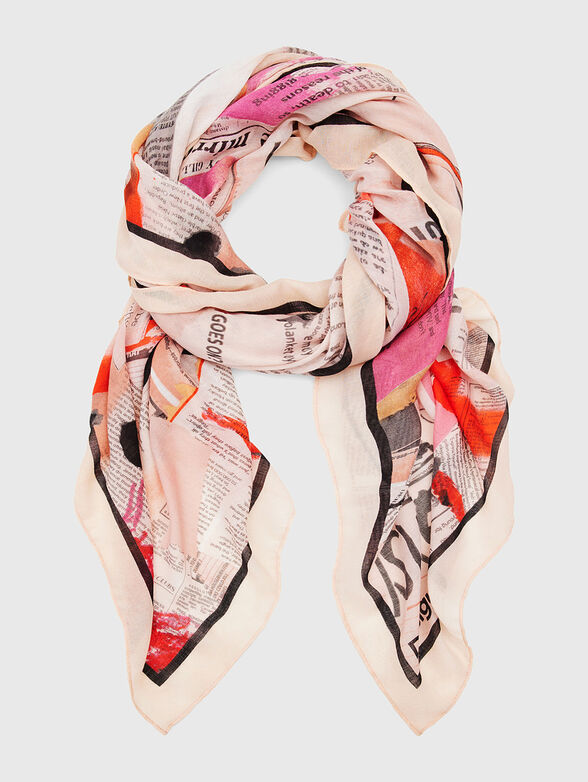 FAKE NEWS art print scarf - 1