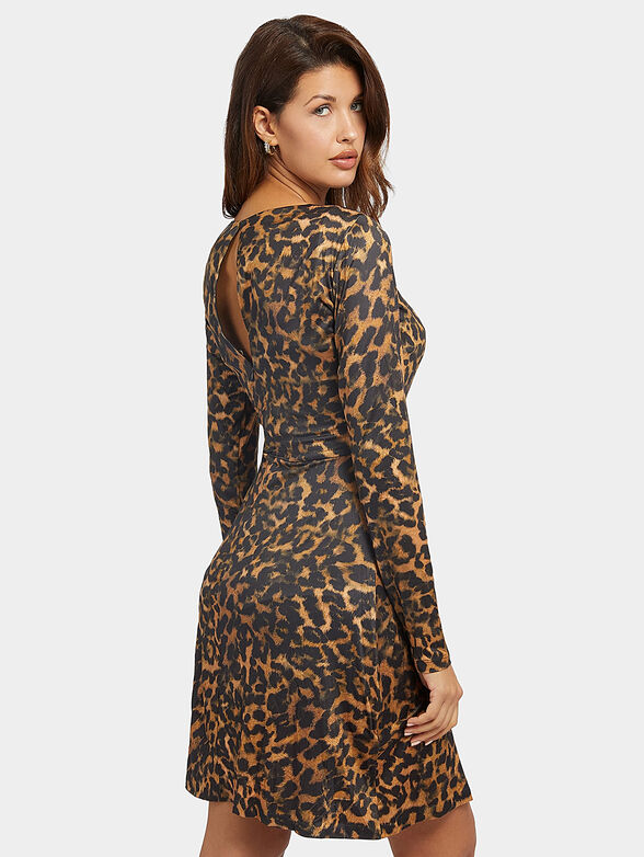 PARIS leopard print dress - 2
