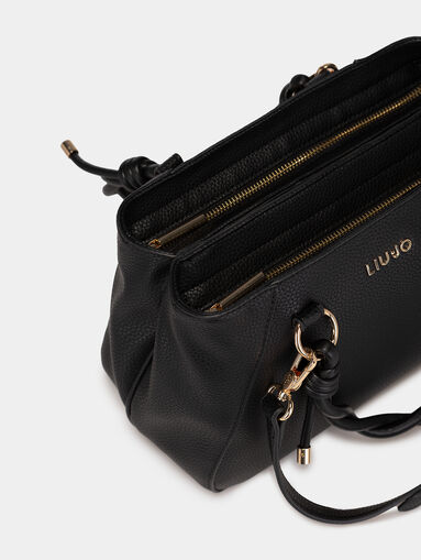 Handbag with intertwined handles - 5