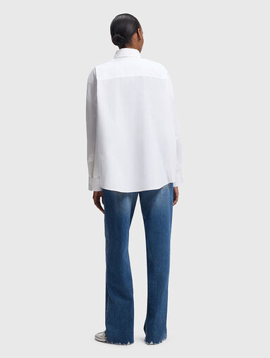White cotton shirt - 3