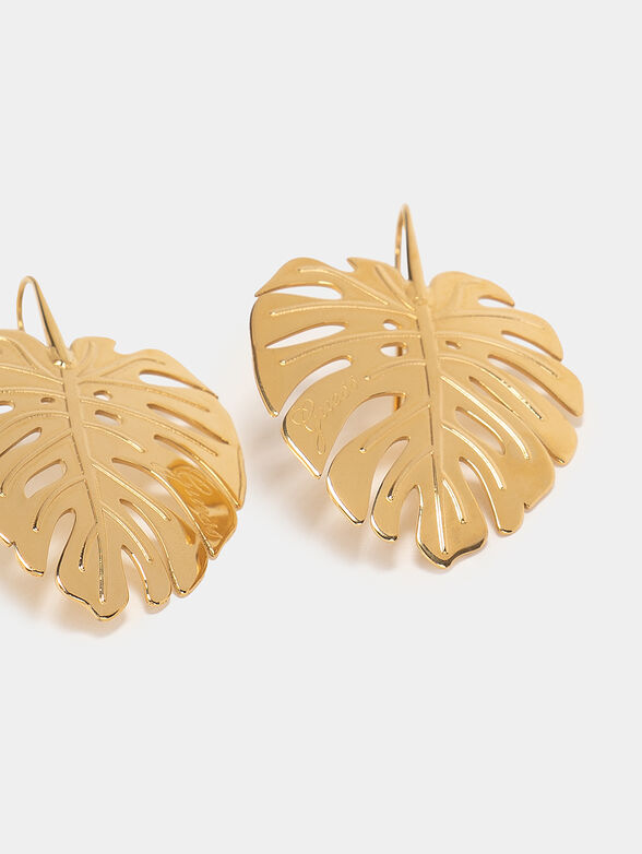 RG PAVE WEDGE golden earrings - 2