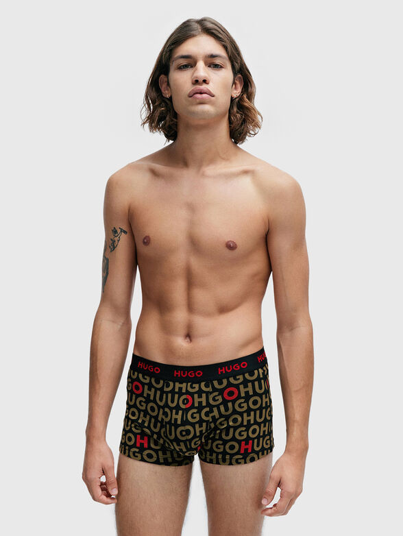 Set of three boxers with logo accents - 2