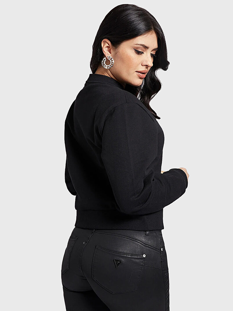 ICON Black cotton sweatshirt - 3