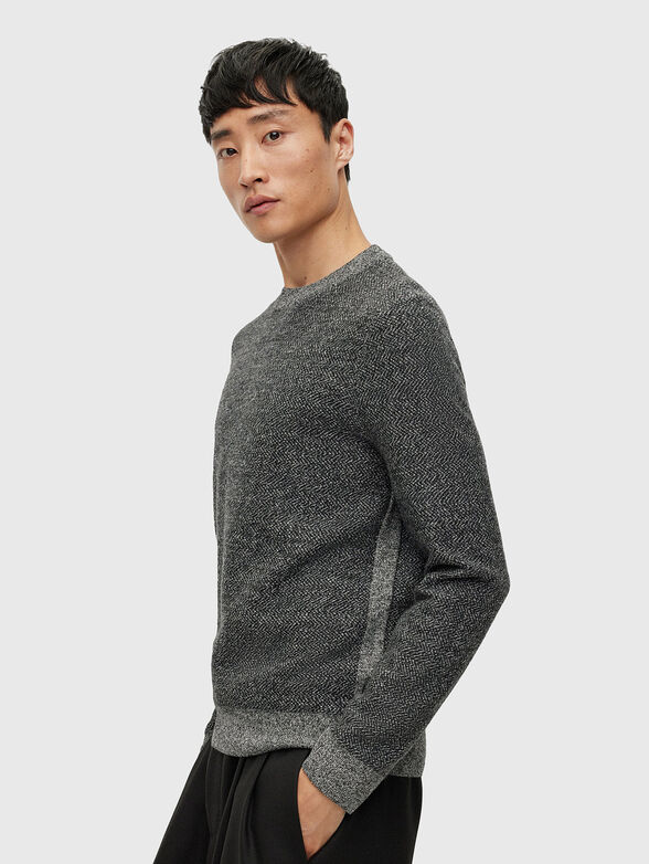 Sweater in wool and cotton  - 4