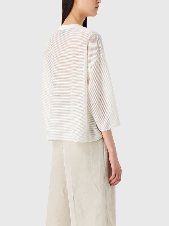 Blouse with sheer effect - 3